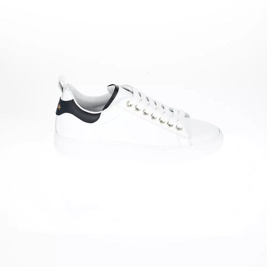 Pantofola D'Oro Chic Monocolor Leather Sneakers For Men