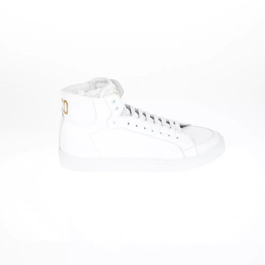 Pantofola D'Oro Monochrome Leather Lace-Up Sneakers