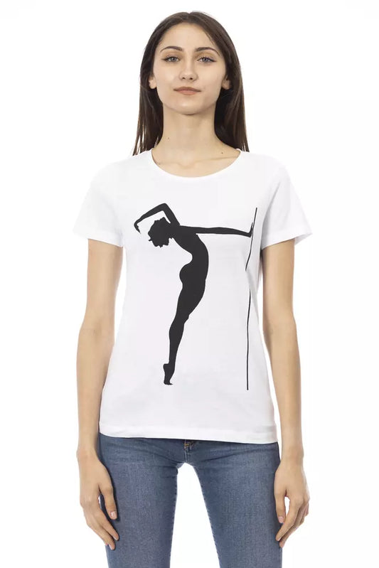 Trussardi Action Elegant Short Sleeve Round Neck Tee