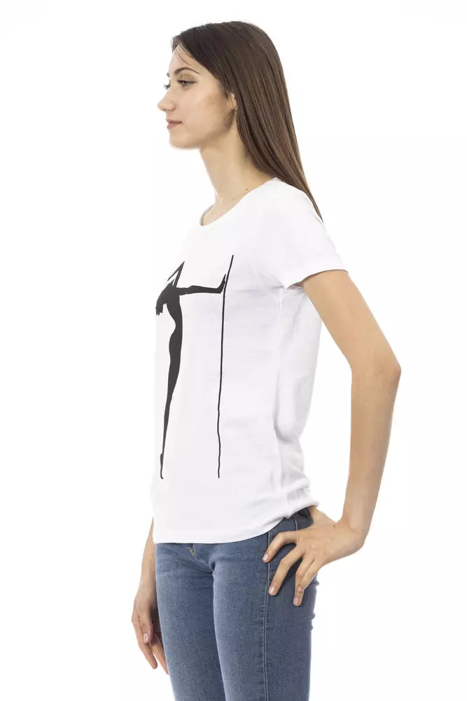 Trussardi Action Elegant Short Sleeve Round Neck Tee