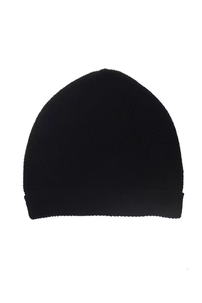 Alpha Studio Elegant Ribbed Merino Wool Hat