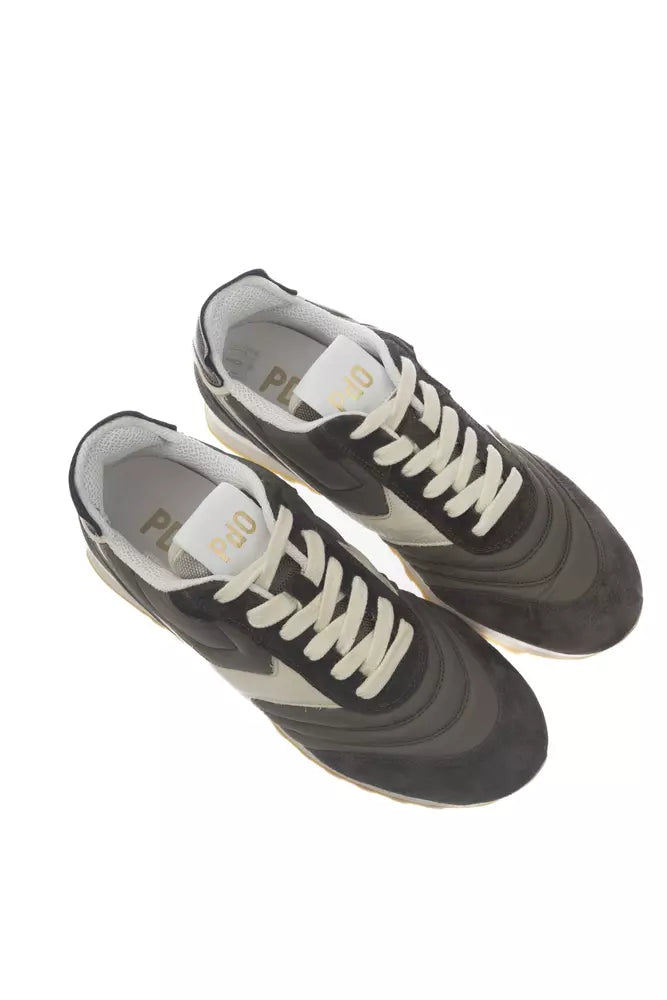 Pantofola D'Oro Chic Multicolored Lace-Up Sneakers