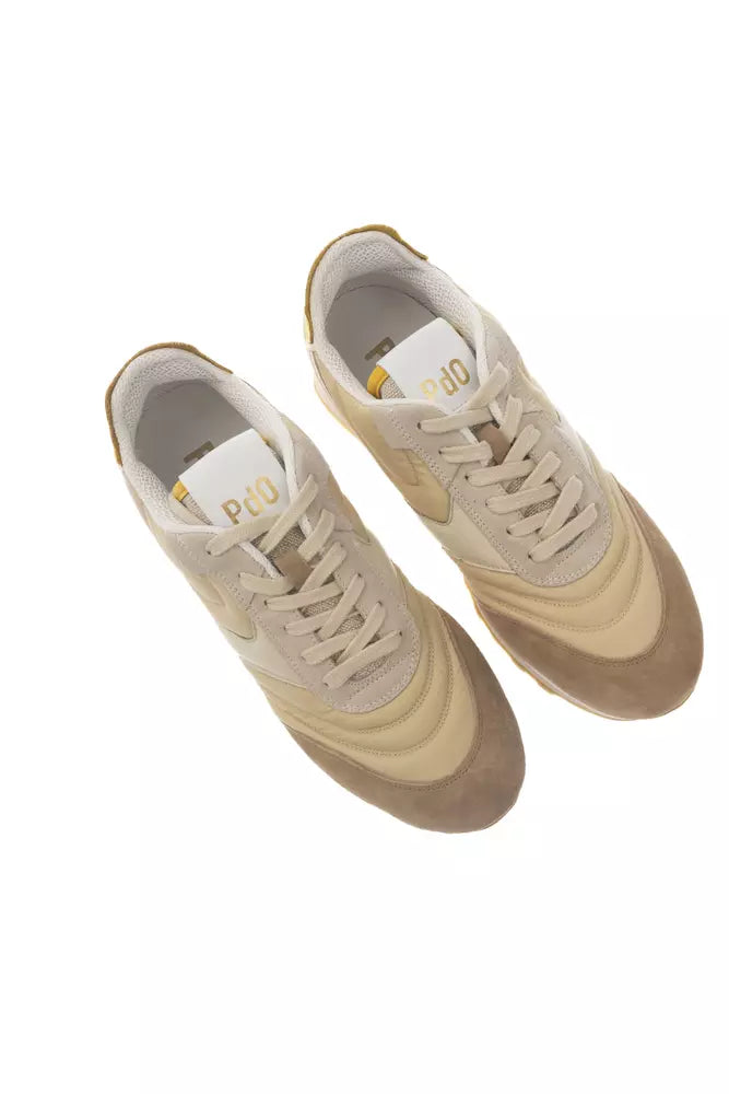 Pantofola D'Oro Elegant Multicolor Lace-Up Sneakers