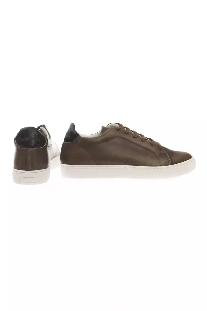 Pantofola D'Oro Sleek Monocolor Leather Sneakers