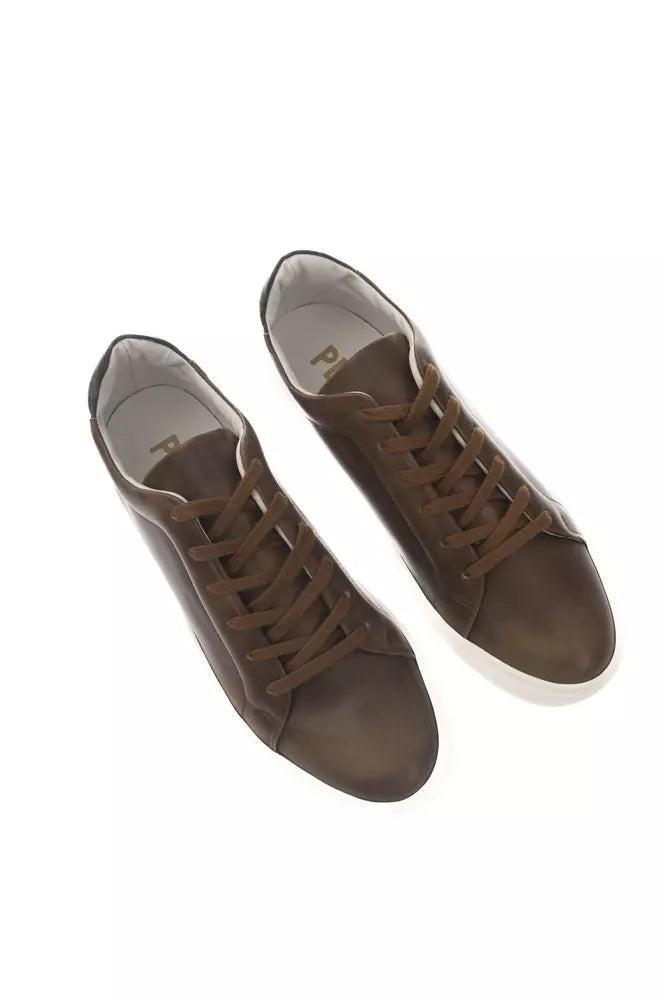 Pantofola D'Oro Sleek Monocolor Leather Sneakers