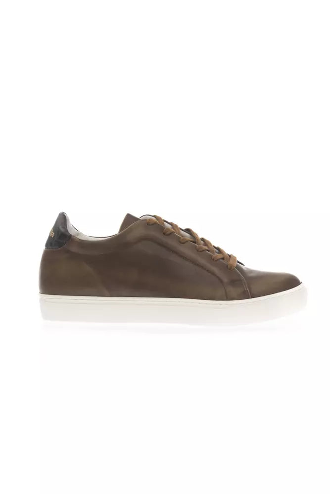 Pantofola D'Oro Sleek Monocolor Leather Sneakers