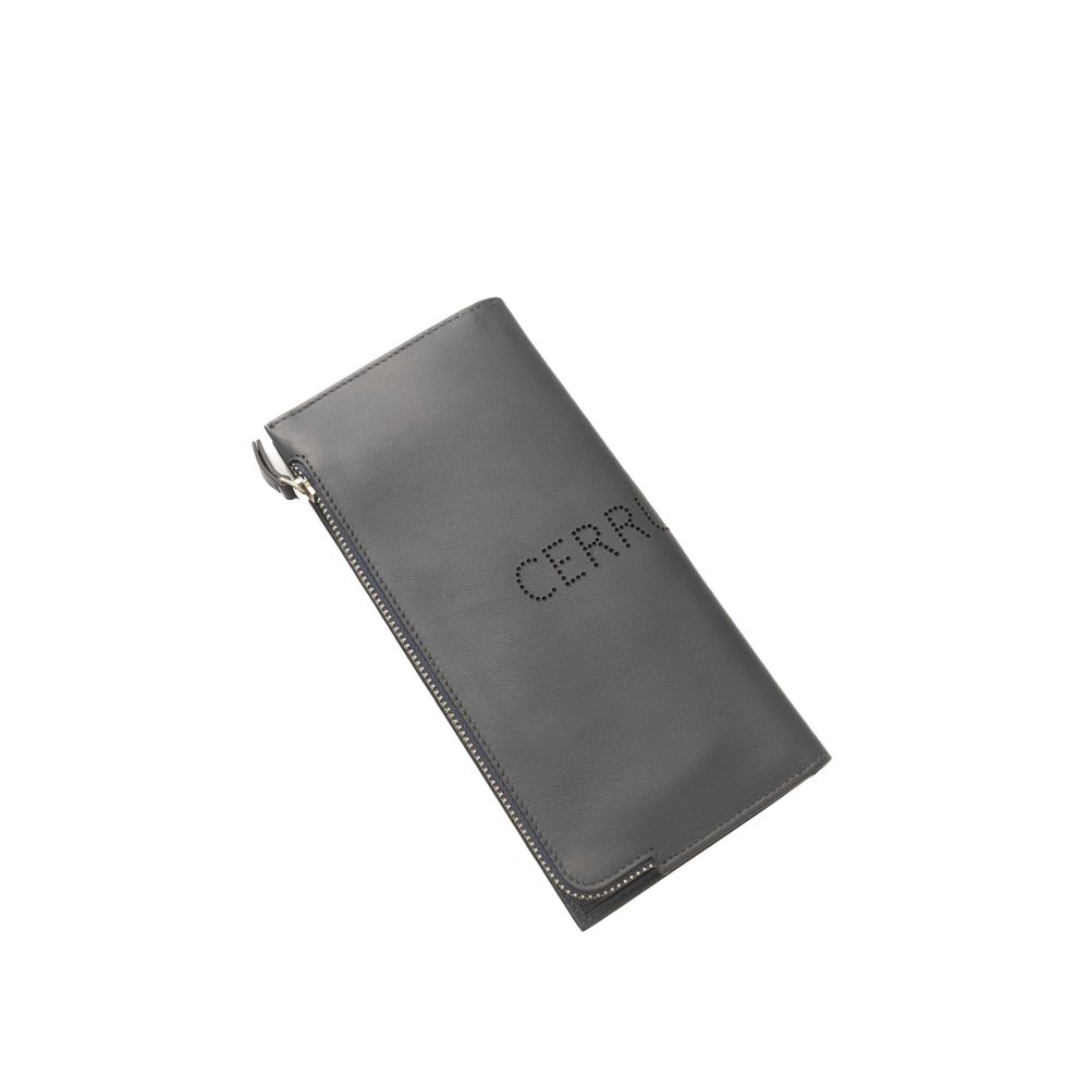 Cerruti 1881 Sleek Gray Leather Wallet