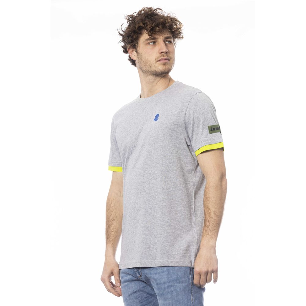 Invicta Classic Gray Crew Neck Logo Tee