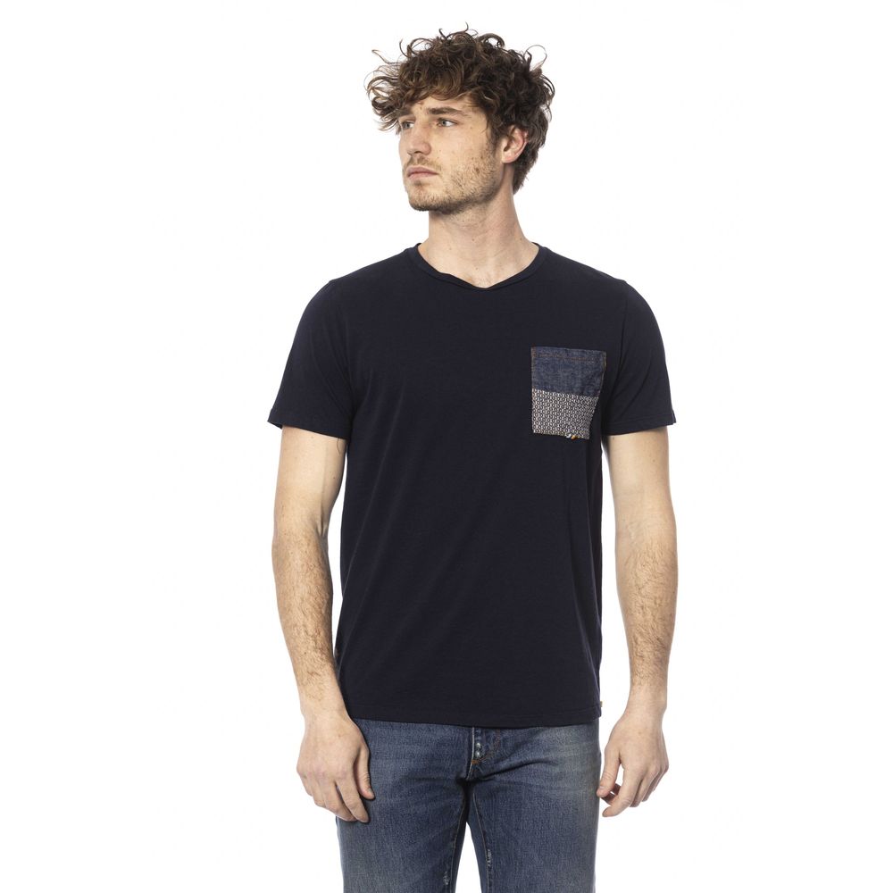 Distretto12 Elegant Crew Neck Cotton Tee