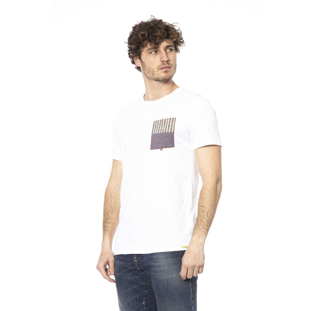 Distretto12 Crisp White Crew Neck Tee - Classic Essential