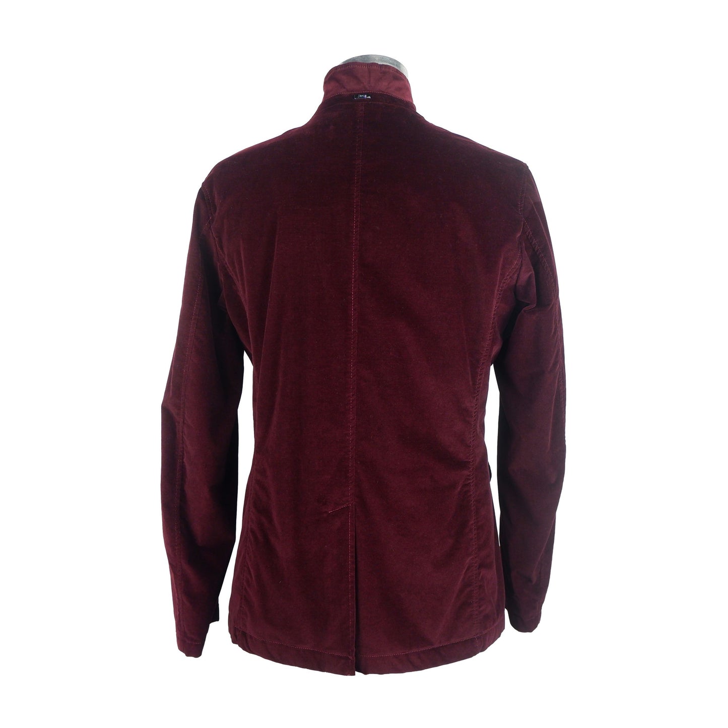 Herno Elegant Red Cotton Velvet Jacket