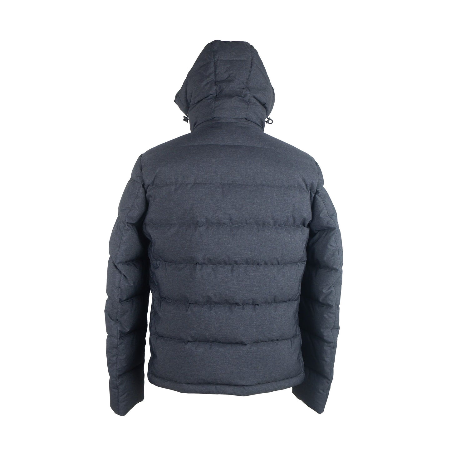 Herno Elegant Men's Down Jacket with Hood and Zip Closure