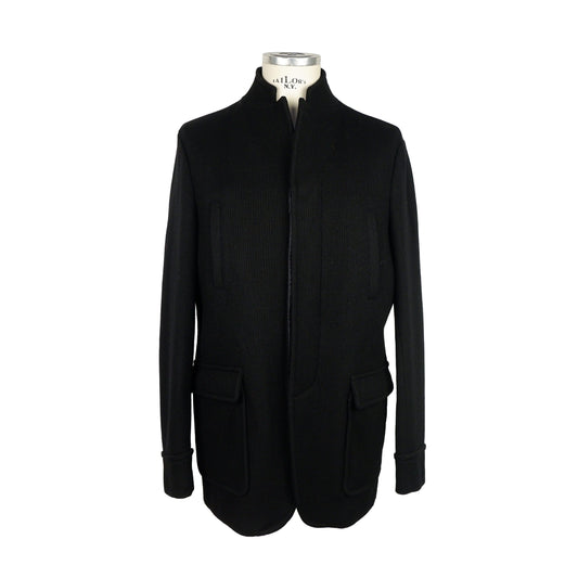 Herno Elegant Wool-Blend Italian Men's Jacket