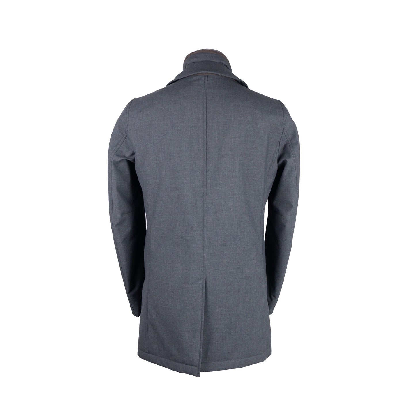 Herno Elegant Gray Jacket with Removable Padding