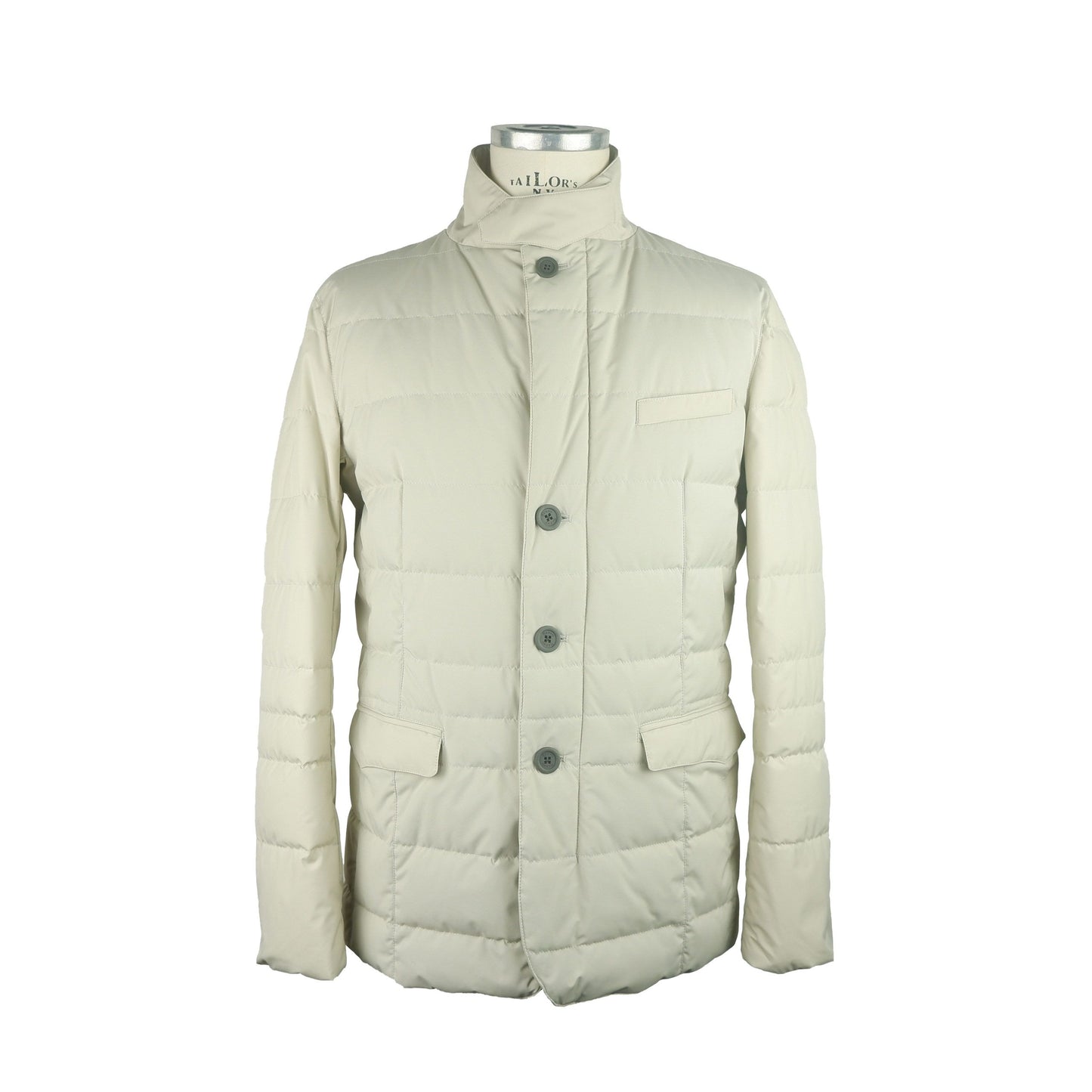 Herno Elegant White Technical Down Jacket