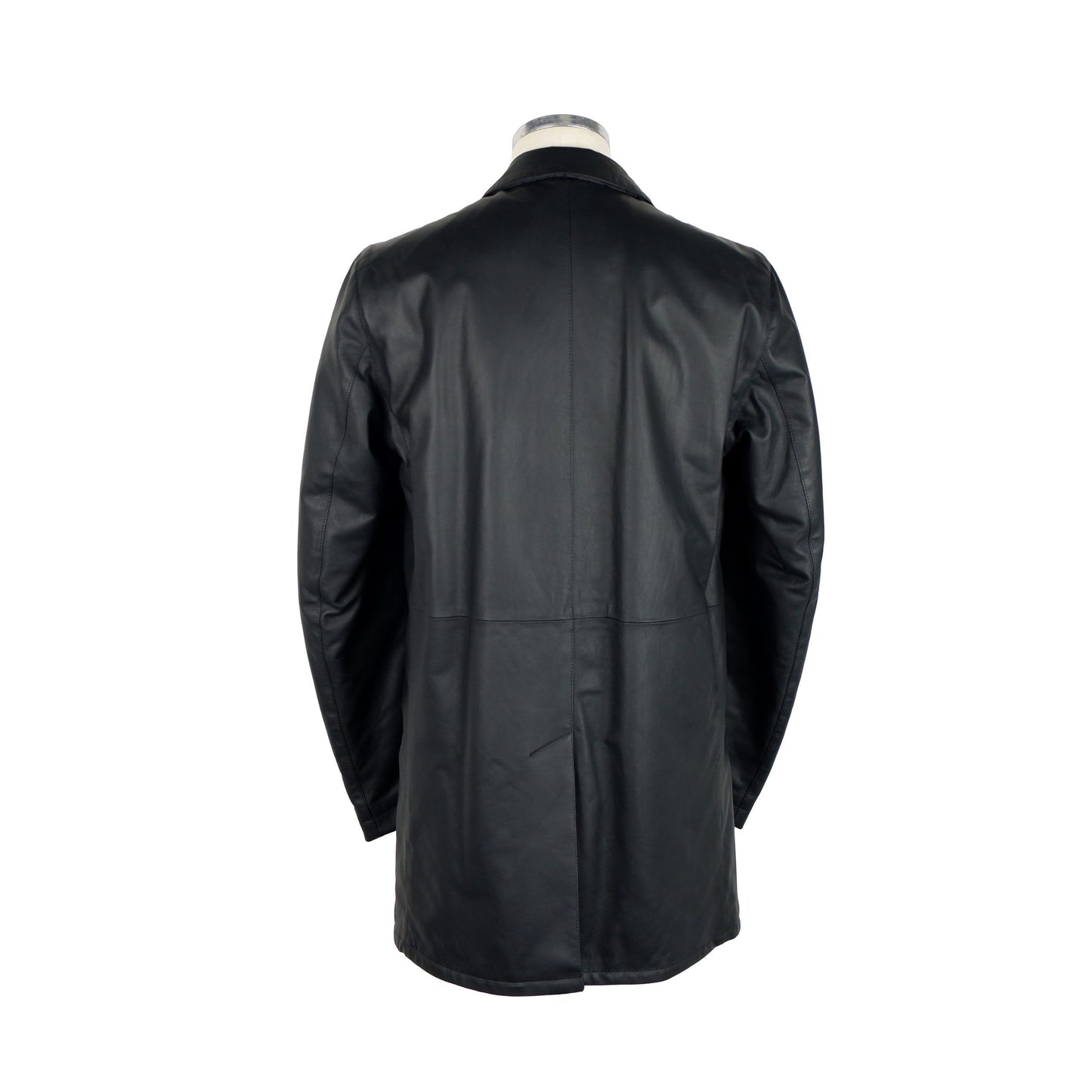 Herno Timeless Leather Button-Up Jacket