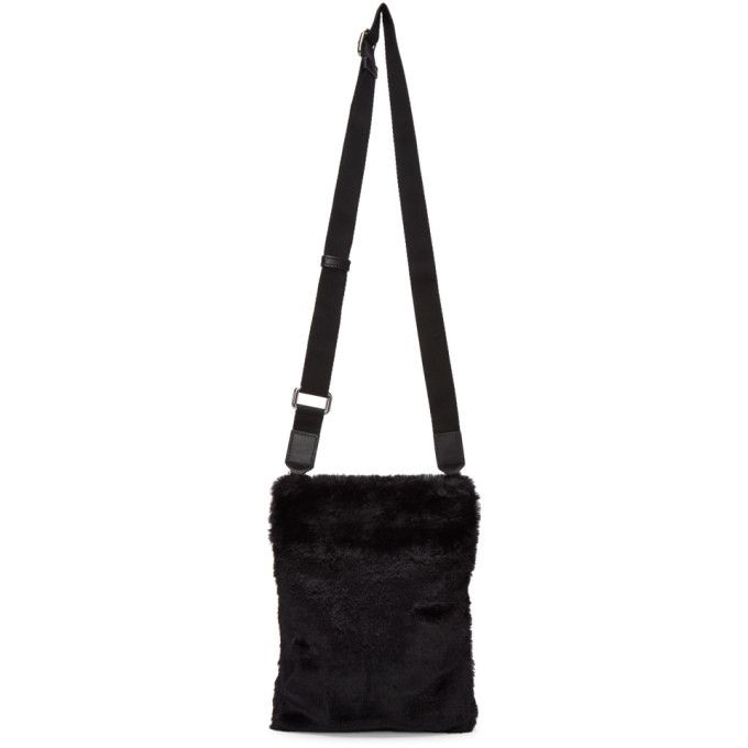 Dolce & Gabbana Elegant Black Shoulder Bag with Calf Leather Accents