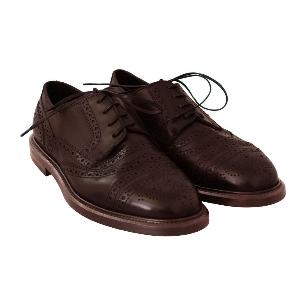 Dolce & Gabbana Elegant Calfskin Derby Shoes for Men