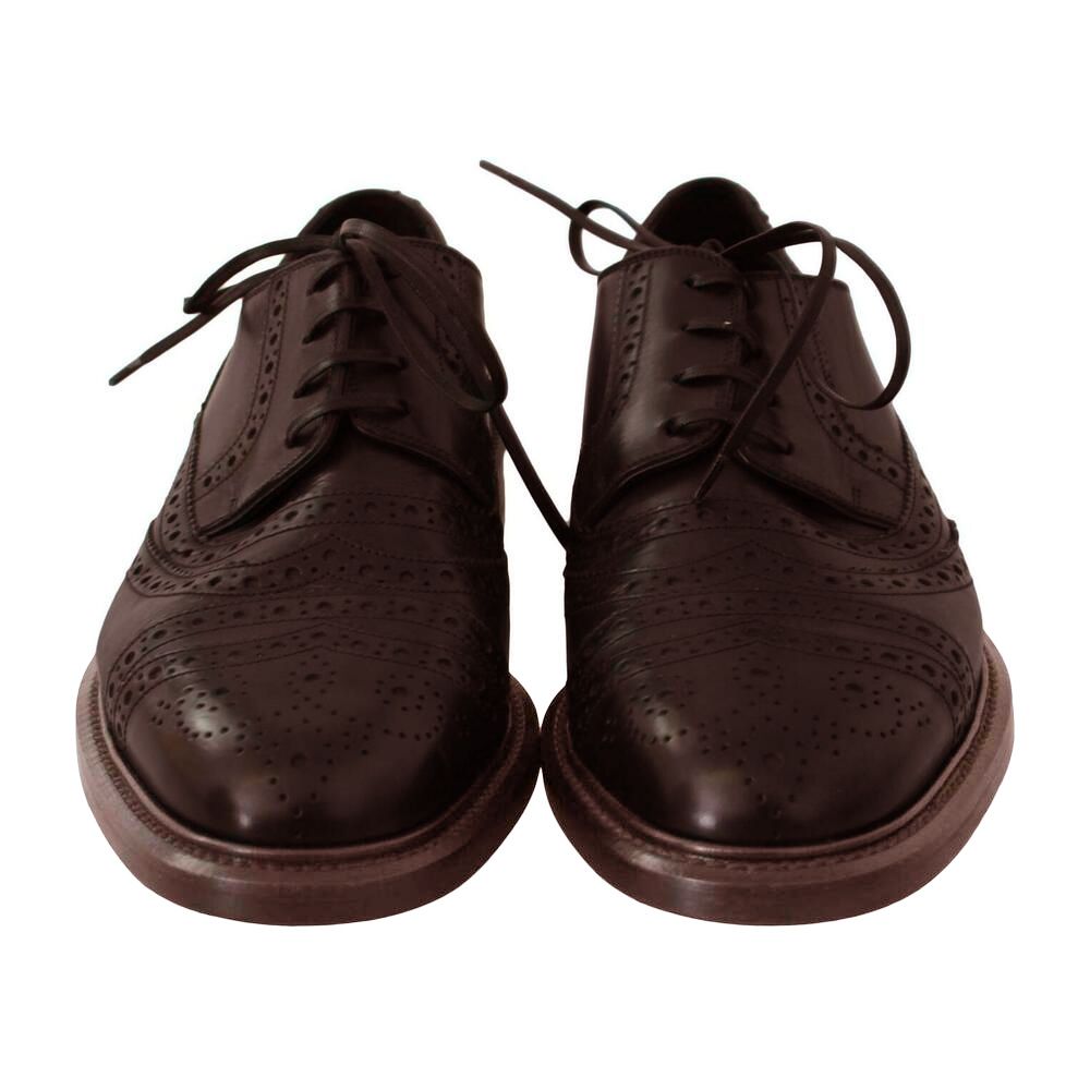 Dolce & Gabbana Elegant Calfskin Derby Shoes for Men