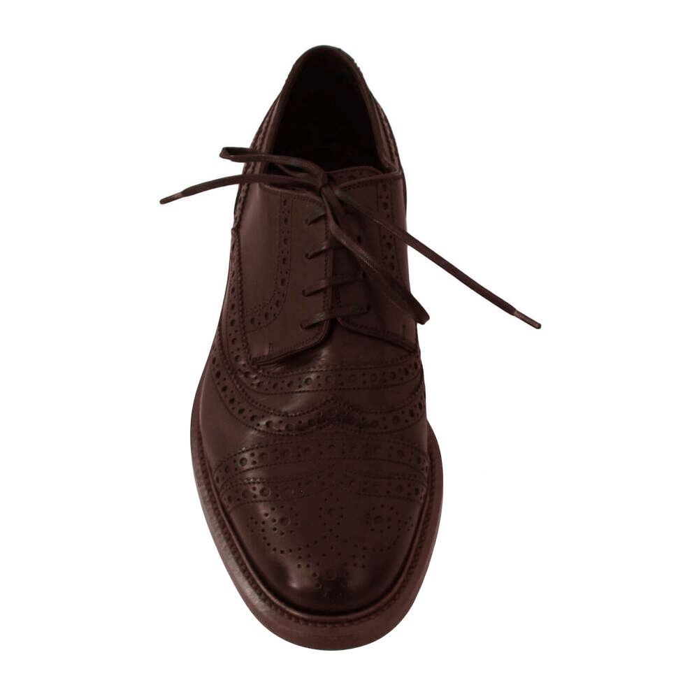 Dolce & Gabbana Elegant Calfskin Derby Shoes for Men