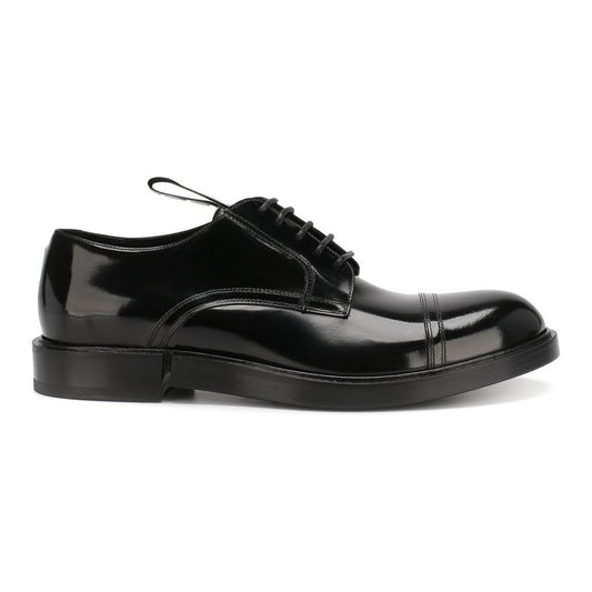 Dolce & Gabbana Elegant Calfskin Men's Derby Shoes