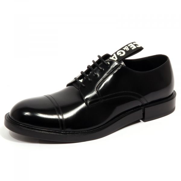 Dolce & Gabbana Elegant Calfskin Men's Derby Shoes