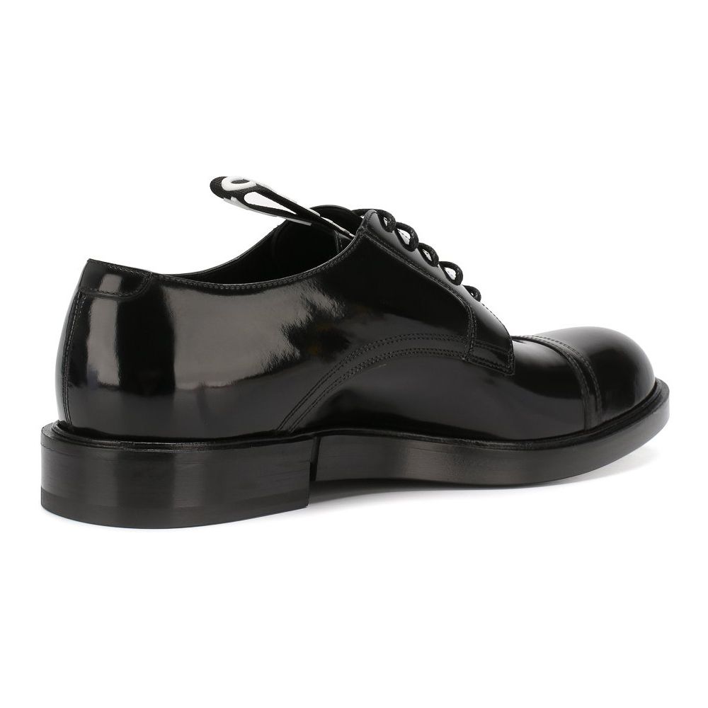 Dolce & Gabbana Elegant Calfskin Men's Derby Shoes