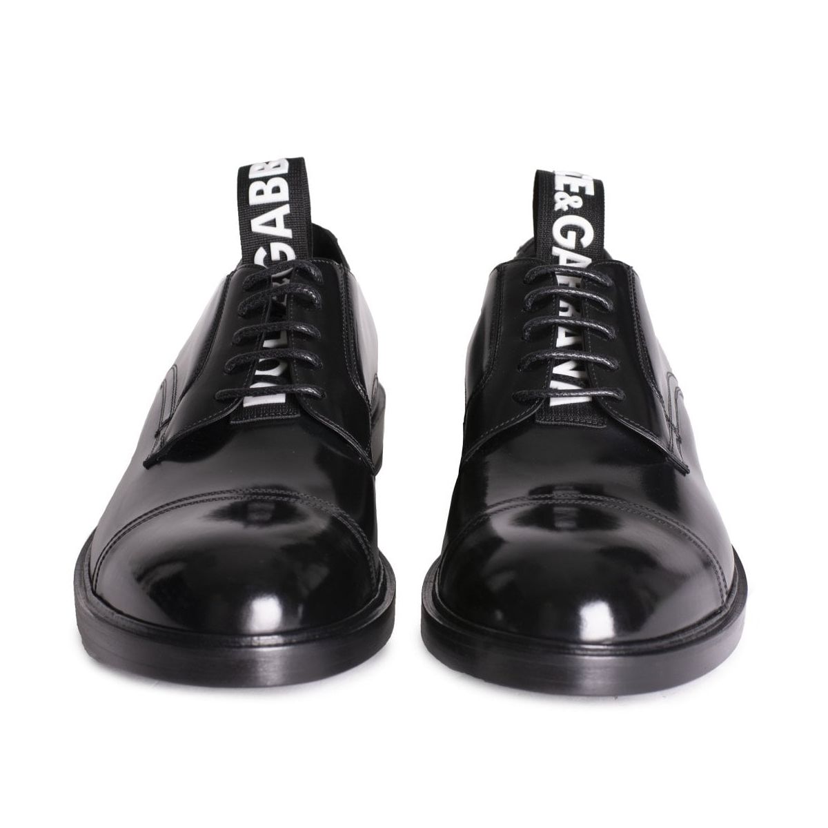 Dolce & Gabbana Elegant Calfskin Men's Derby Shoes