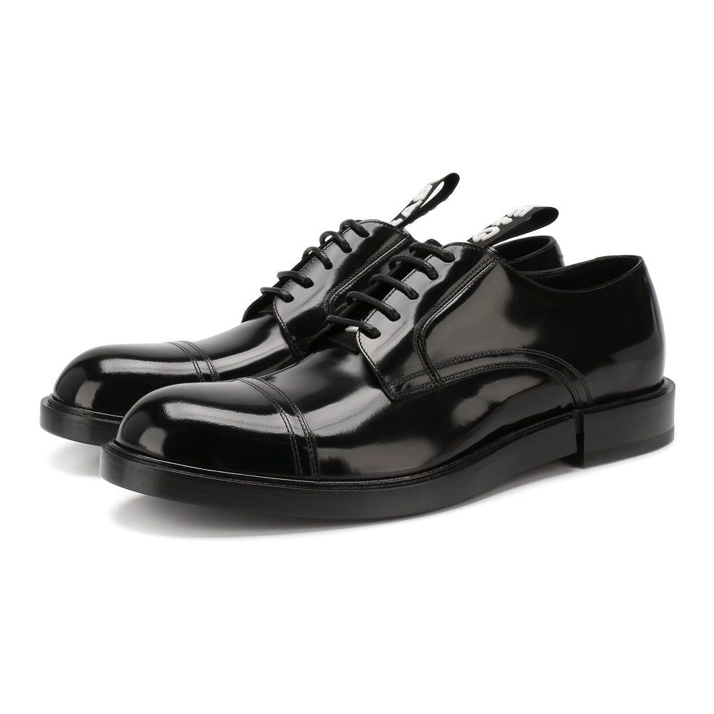 Dolce & Gabbana Elegant Calfskin Men's Derby Shoes