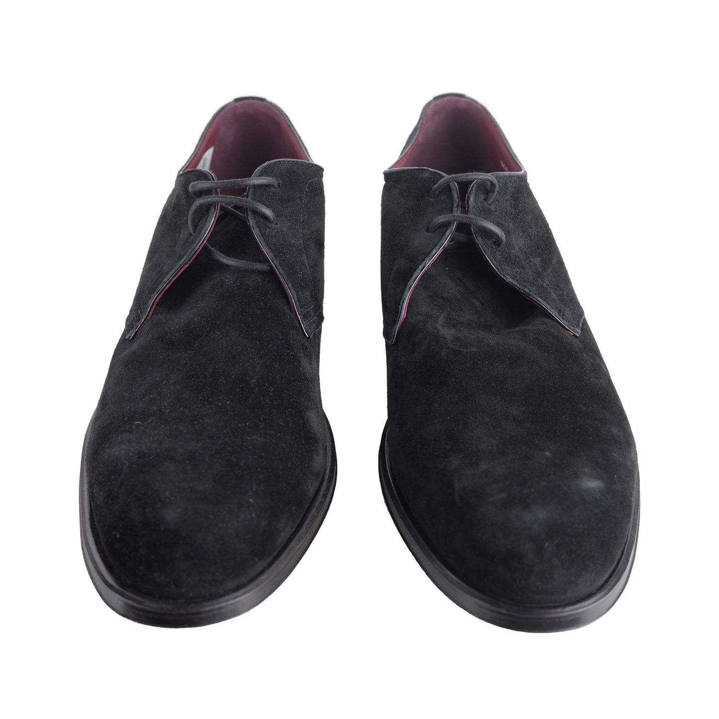 Dolce & Gabbana Elegant Black Suede Derby Men's Shoes