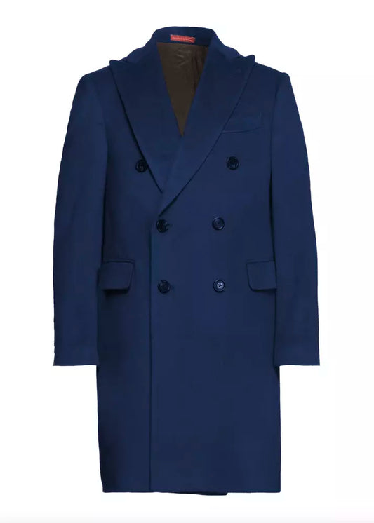 Elegant Dark Blue Borgia Coat