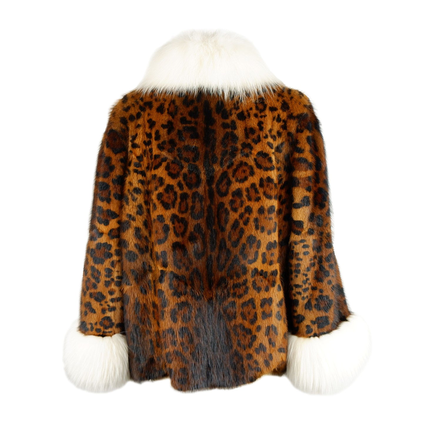 Dolce & Gabbana Wild Elegance Leopard Fur Jacket