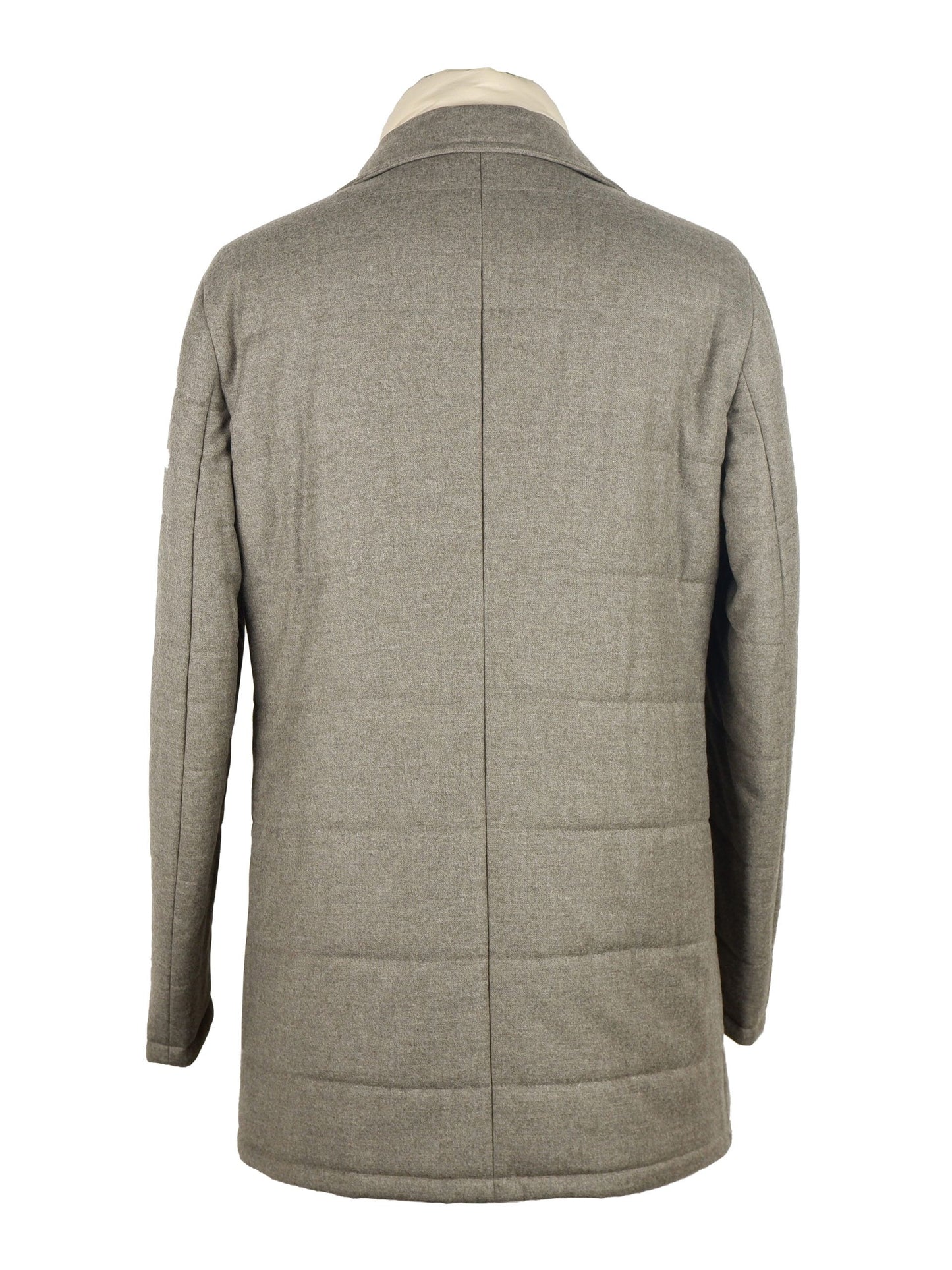 Made in Italy Elegant Gray Wool-Cashmere Jacket