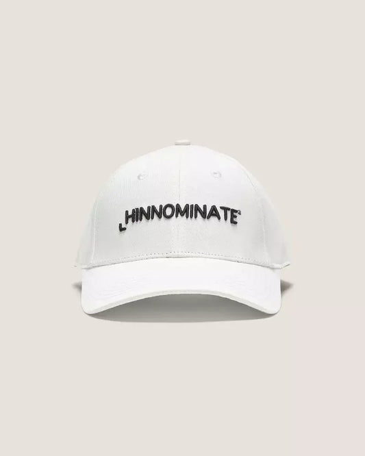 Hinnominate Chic Embroidered Logo Cotton Hat - Pristine White