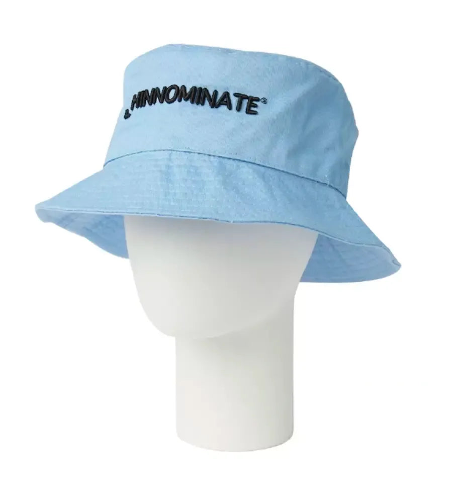 Hinnominate Chic Light Blue Cotton Hat with Front Logo