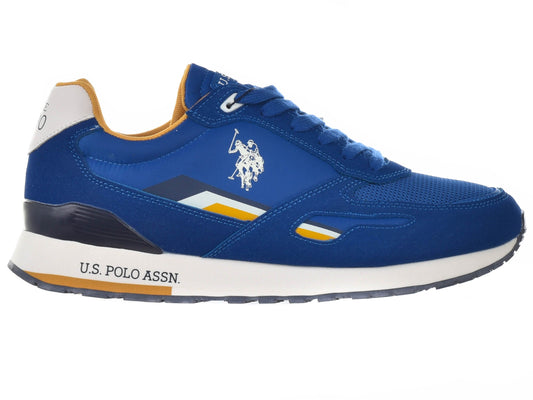 U.S. POLO ASSN. Chic Blue Sneakers with Colorful Accents