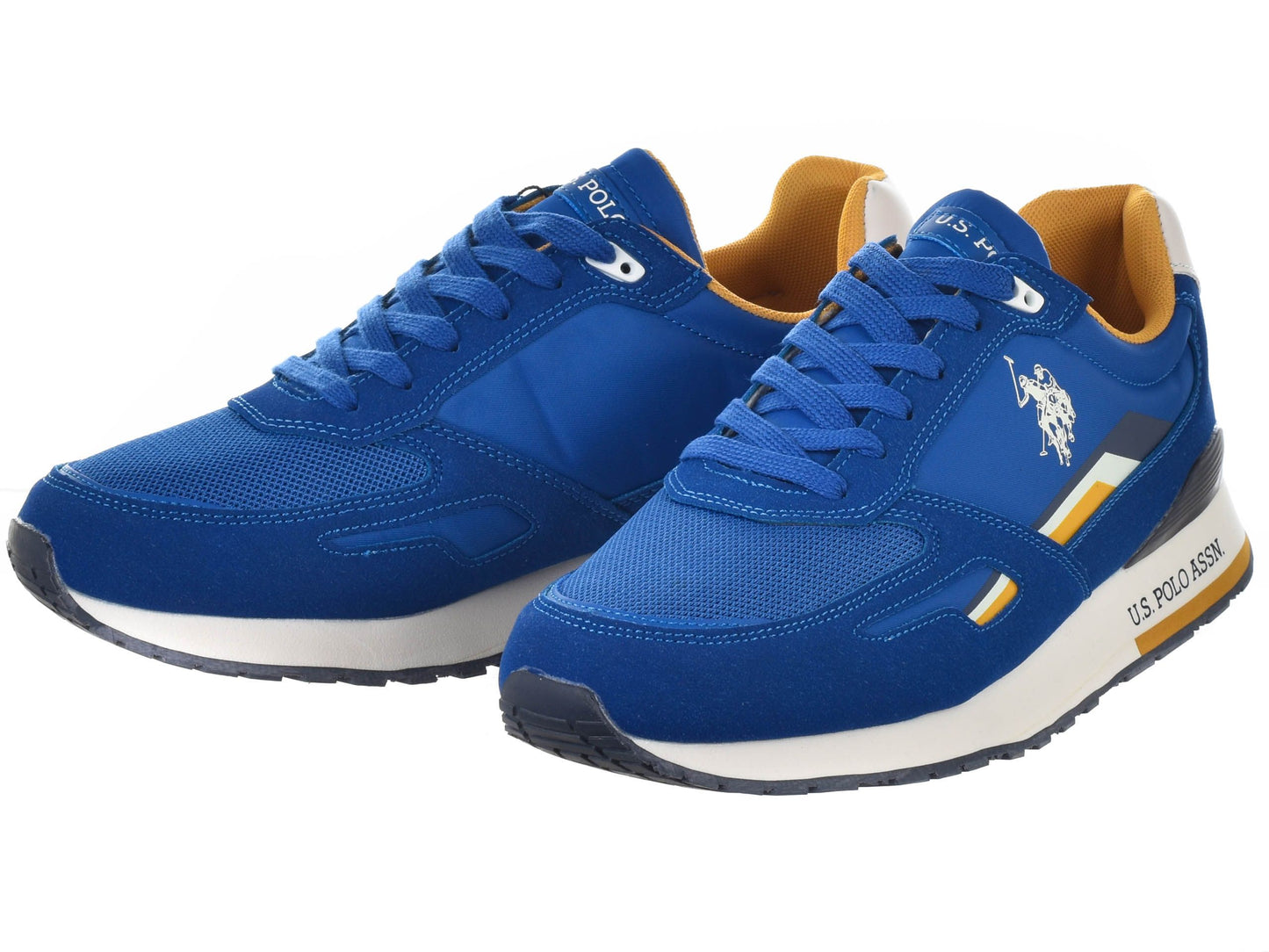 U.S. POLO ASSN. Chic Blue Sneakers with Colorful Accents