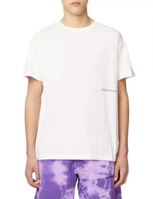 Hinnominate Elevated Crew Neck Tee with Signature Print