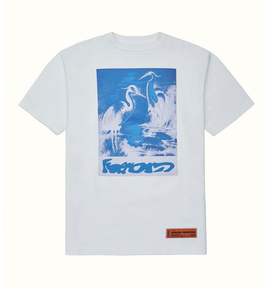 Heron Preston Elevated White Cotton Tee - Timeless Comfort