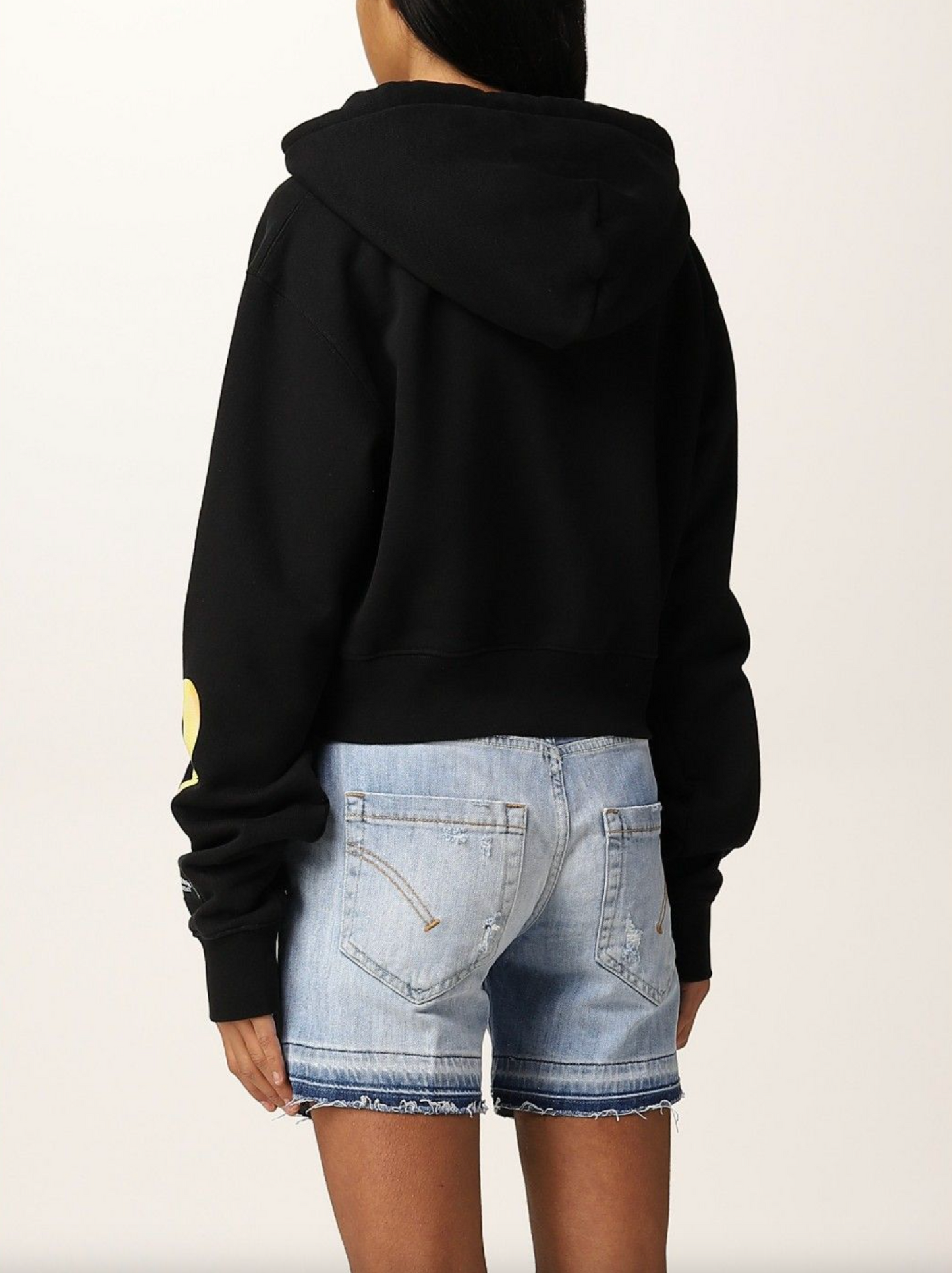 Heron Preston Strass Embellished Cotton Hoodie