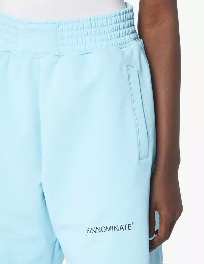 Hinnominate Chic Cotton Bermuda Shorts with Logo Detail