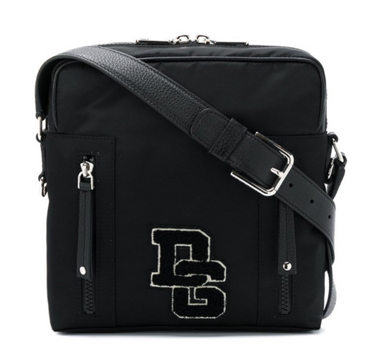 Dolce & Gabbana Sleek Nylon Crossbody With Leather Accents