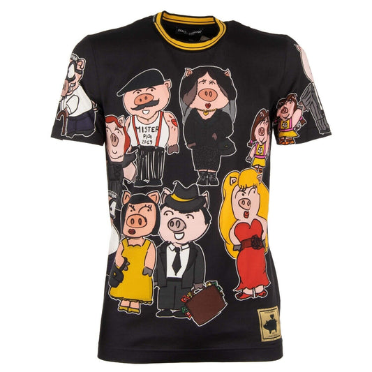 Dolce & Gabbana Elegant Dual-Sided Designer T-Shirt