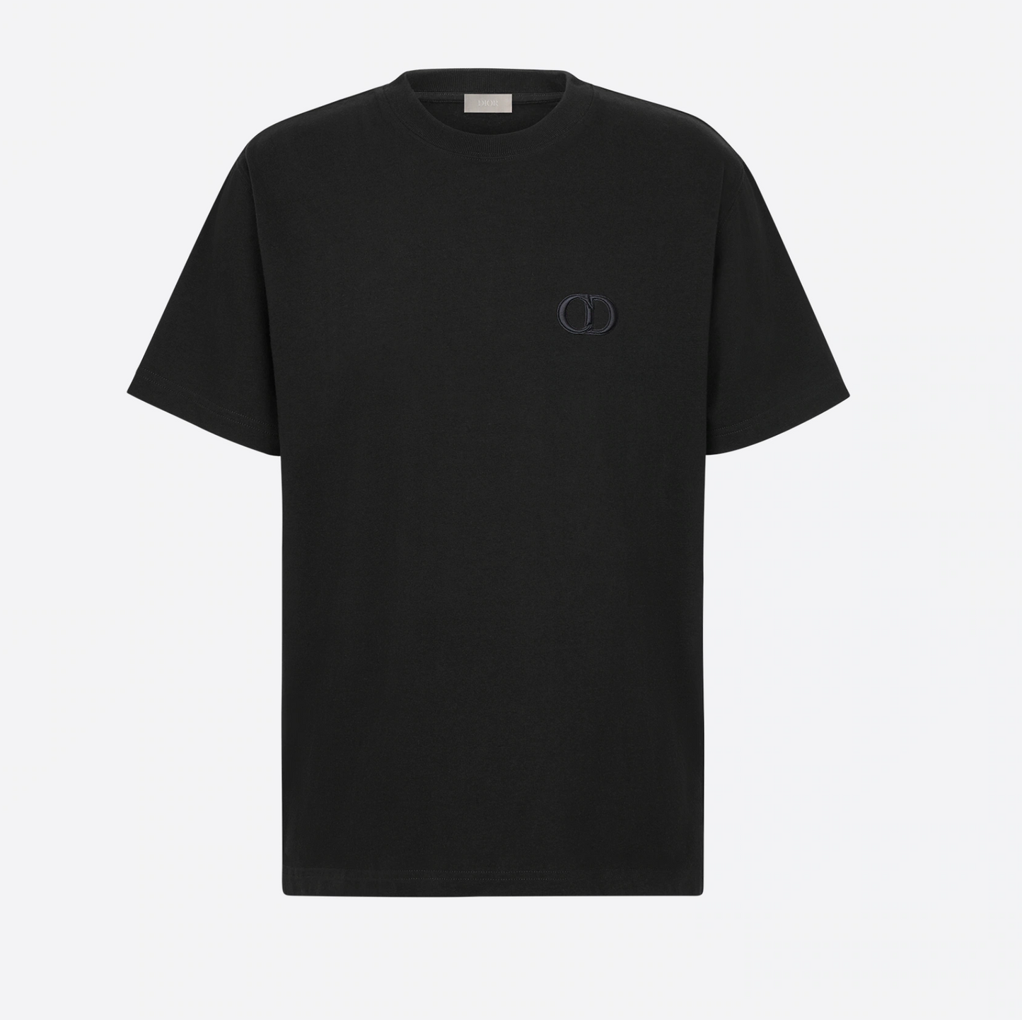 Dior Iconic Cotton Jersey Tee with CD Chest Logo