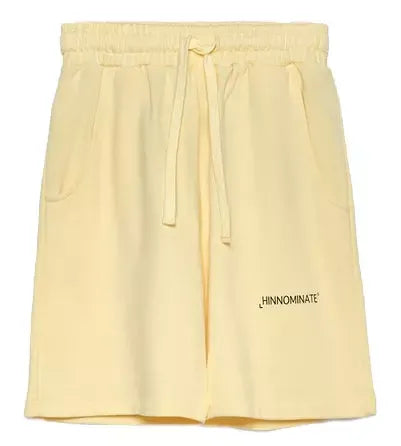 Hinnominate Chic Cotton Bermuda Shorts with Drawstring Waist