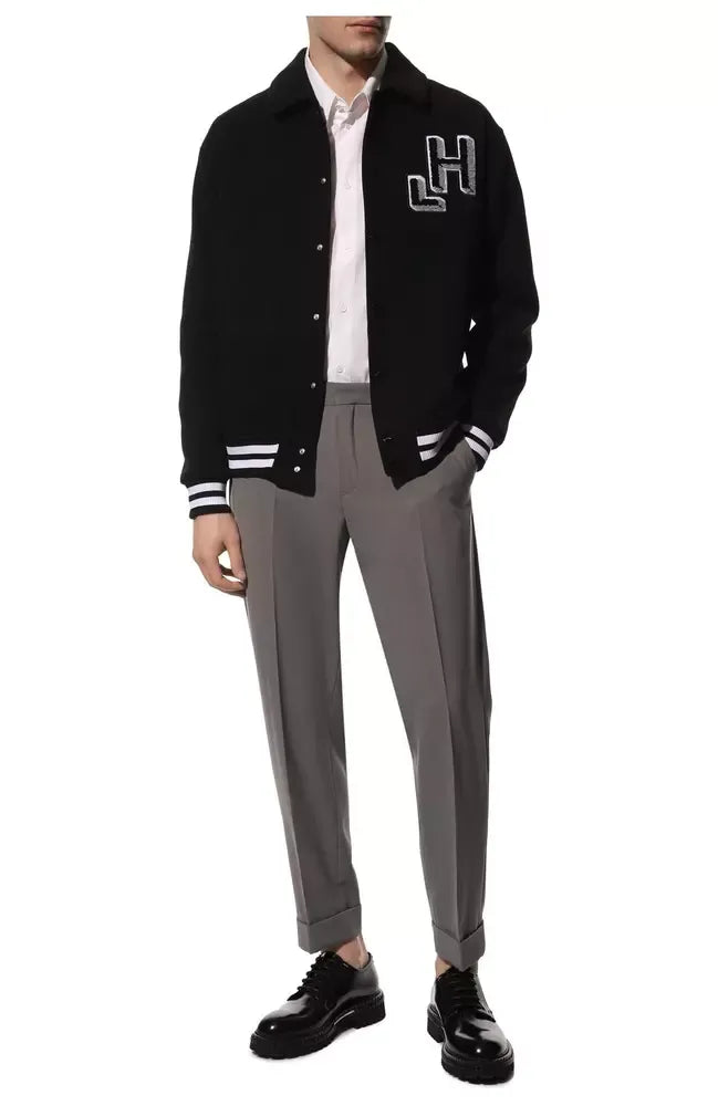 Hinnominate Elevated Bomber Jacket with Logo Patch