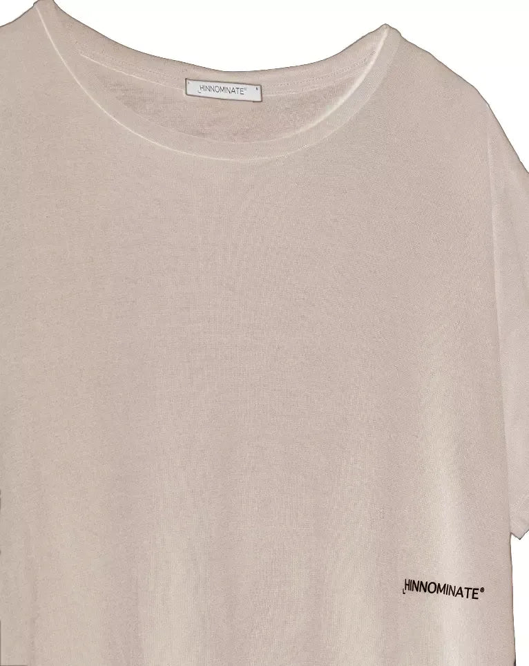 Hinnominate Elegant Oversized Modal Tee with Logo