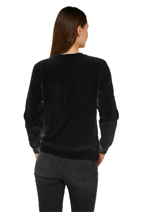 Gaelle Chic Cotton Crewneck Sweatshirt with Logo