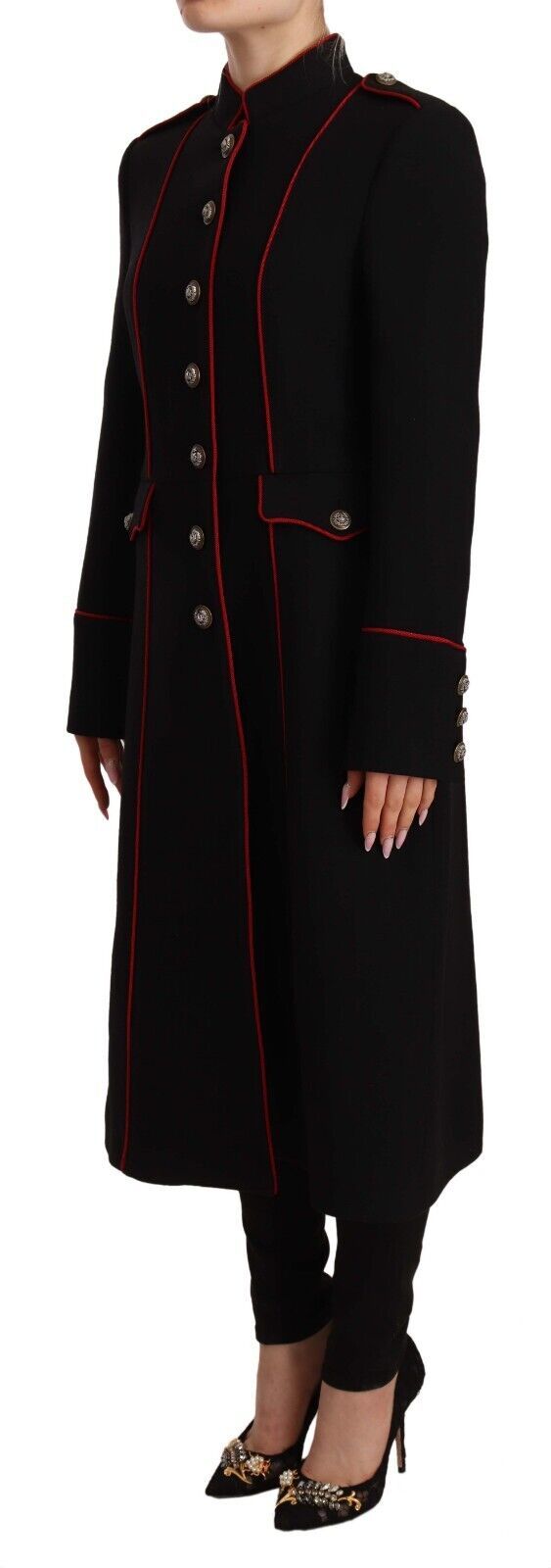 Dolce & Gabbana Elegant Single Breasted Buttoned Coat