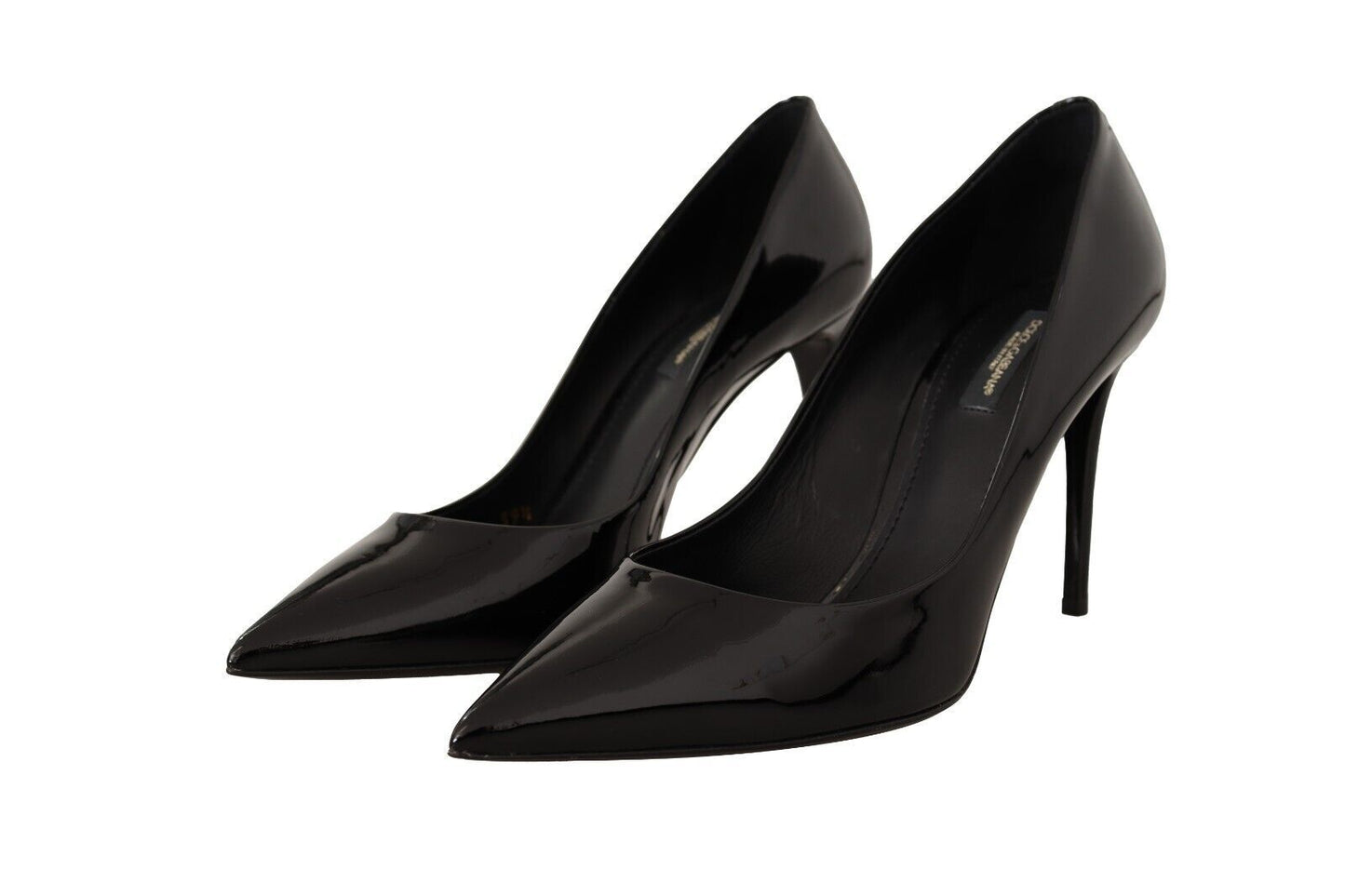 Dolce & Gabbana Elegant Black Patent Leather Pumps